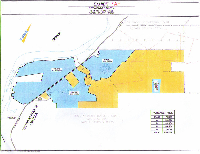 772 ACRES ZAPATA COUNTY FARM LAND ZAPATA COUNTY, TEXAS Thornton